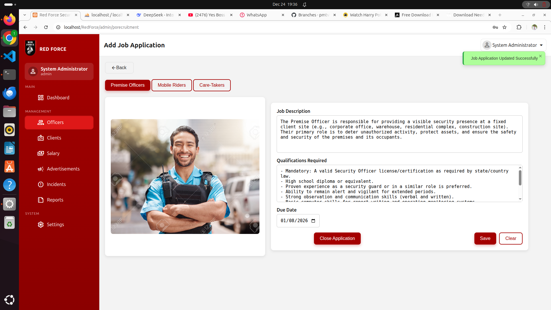 Red Force Security System