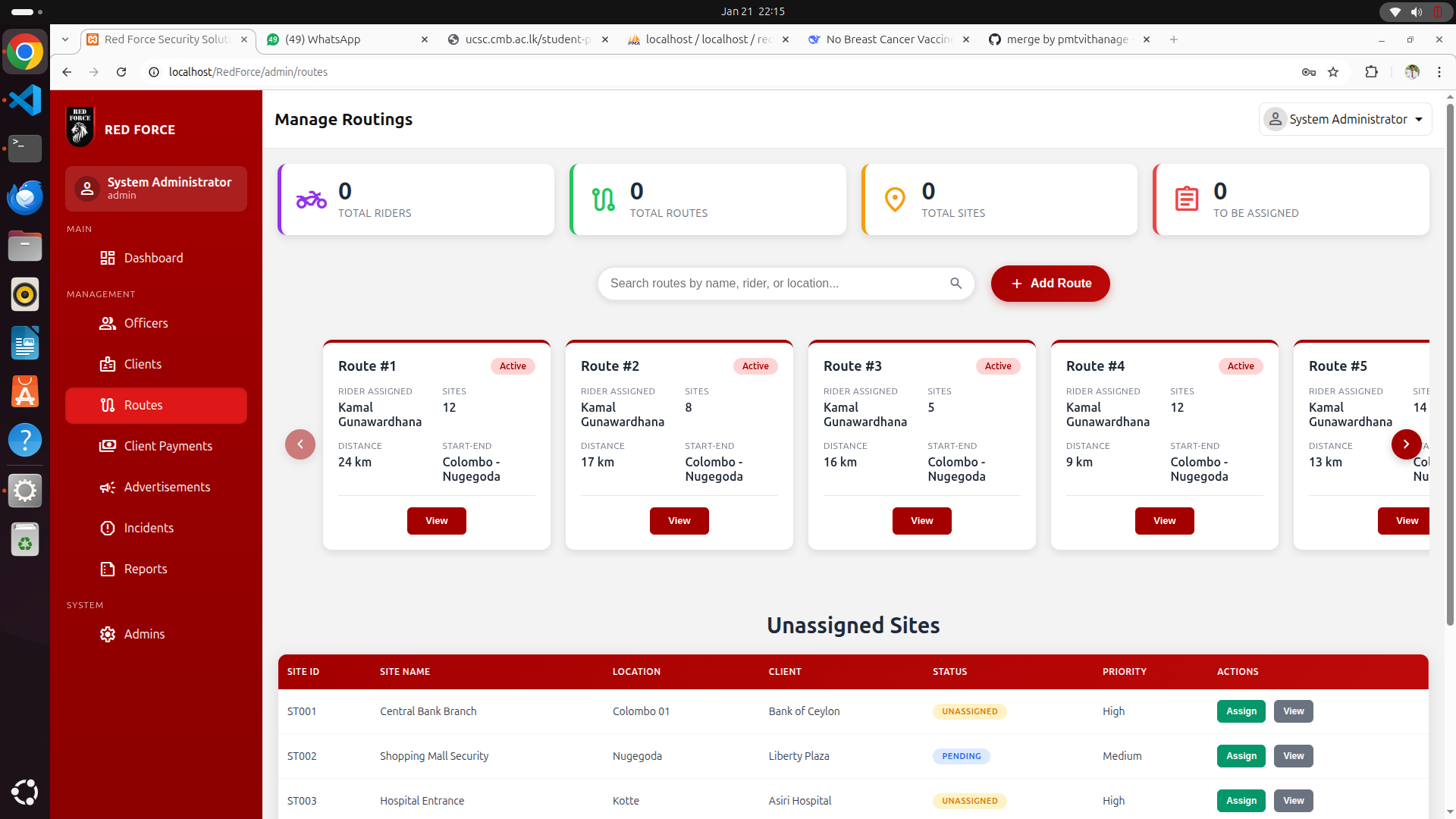 Red Force Security System